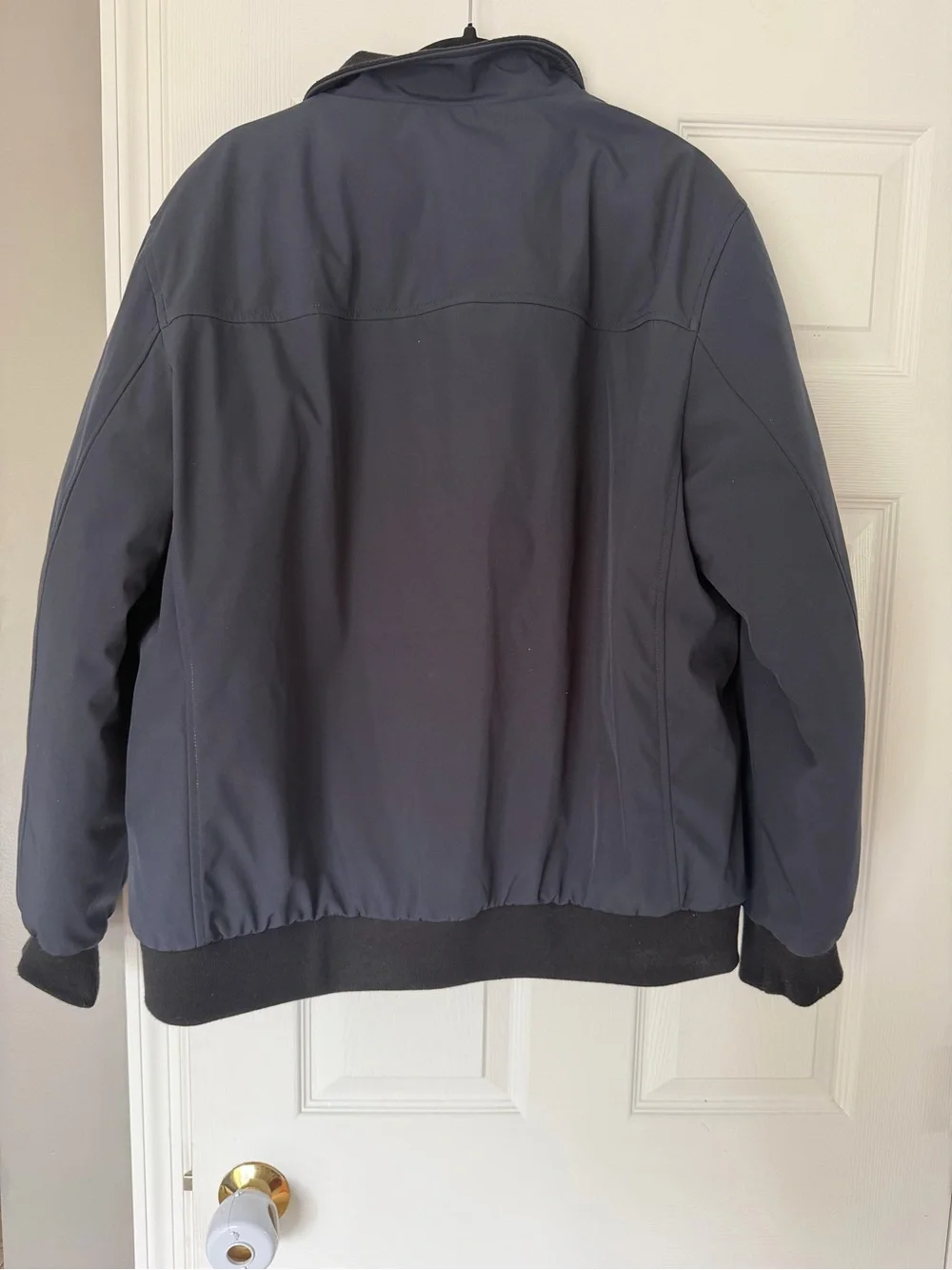 Calvin Klein Men’s Heavyweight Sorona Bomber Jacket Navy Blue L